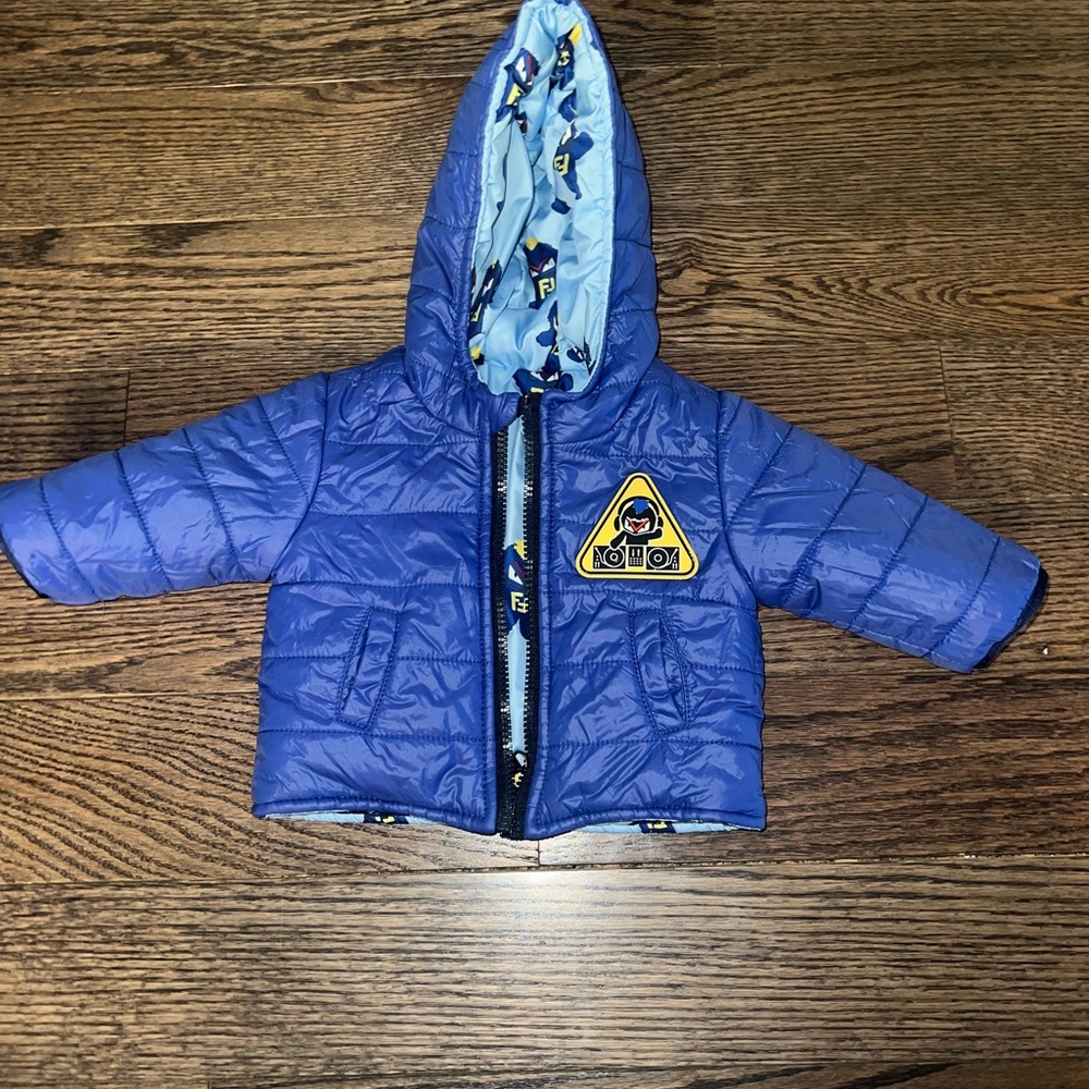 Fendi Blue Quilted Kids Jacket